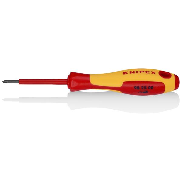 Knipex 982500 VDE POZİDRİV UÇLU TORNAVİDA 162 mm