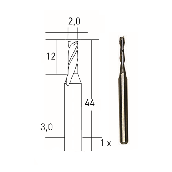 Proxxon 28759 TUNGSTEN KARBÜRLÜ MATKAP UCU 2.0 mm